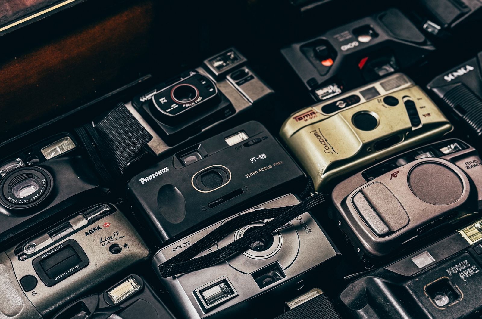 Cinema camera on a film set